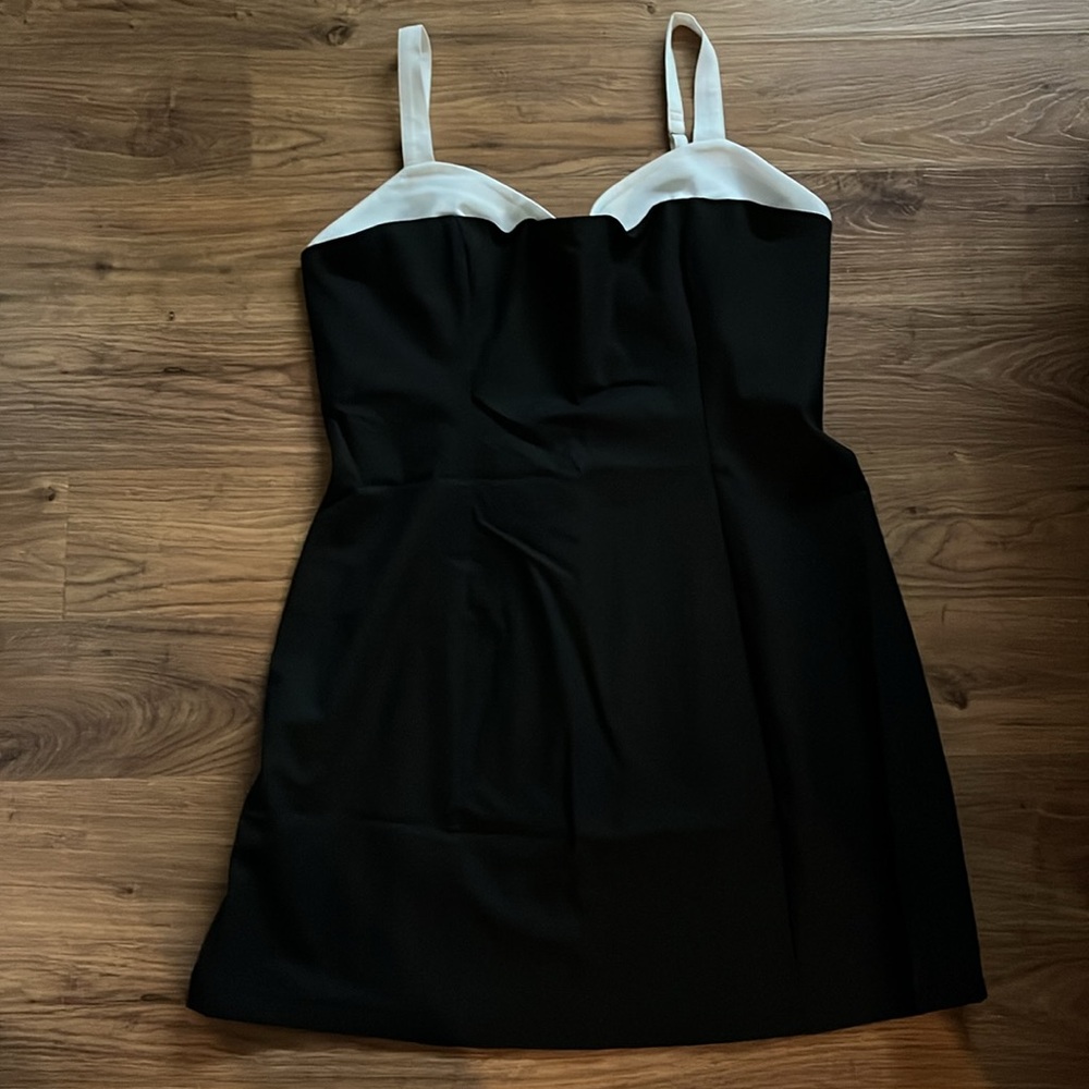 Abercrombie & Fitch Contrast Sweetheart Corset Mini Dress (L) FINAL SALE - Picture 4 of 5